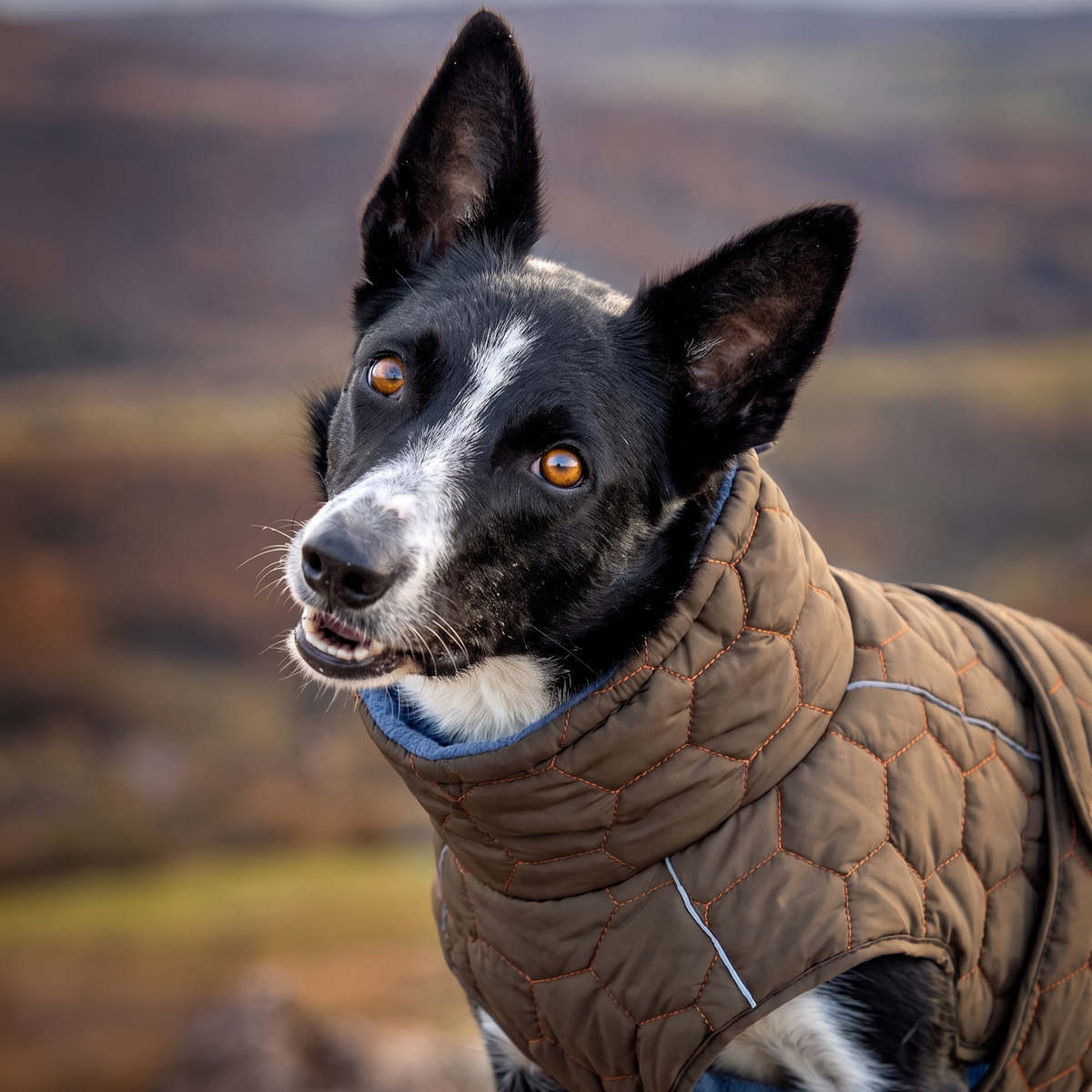 Form Winter Coat on a dog