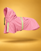 Form Storm Coat in Heather Pink, side view