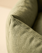 Rest Den — upholstery and seam detail