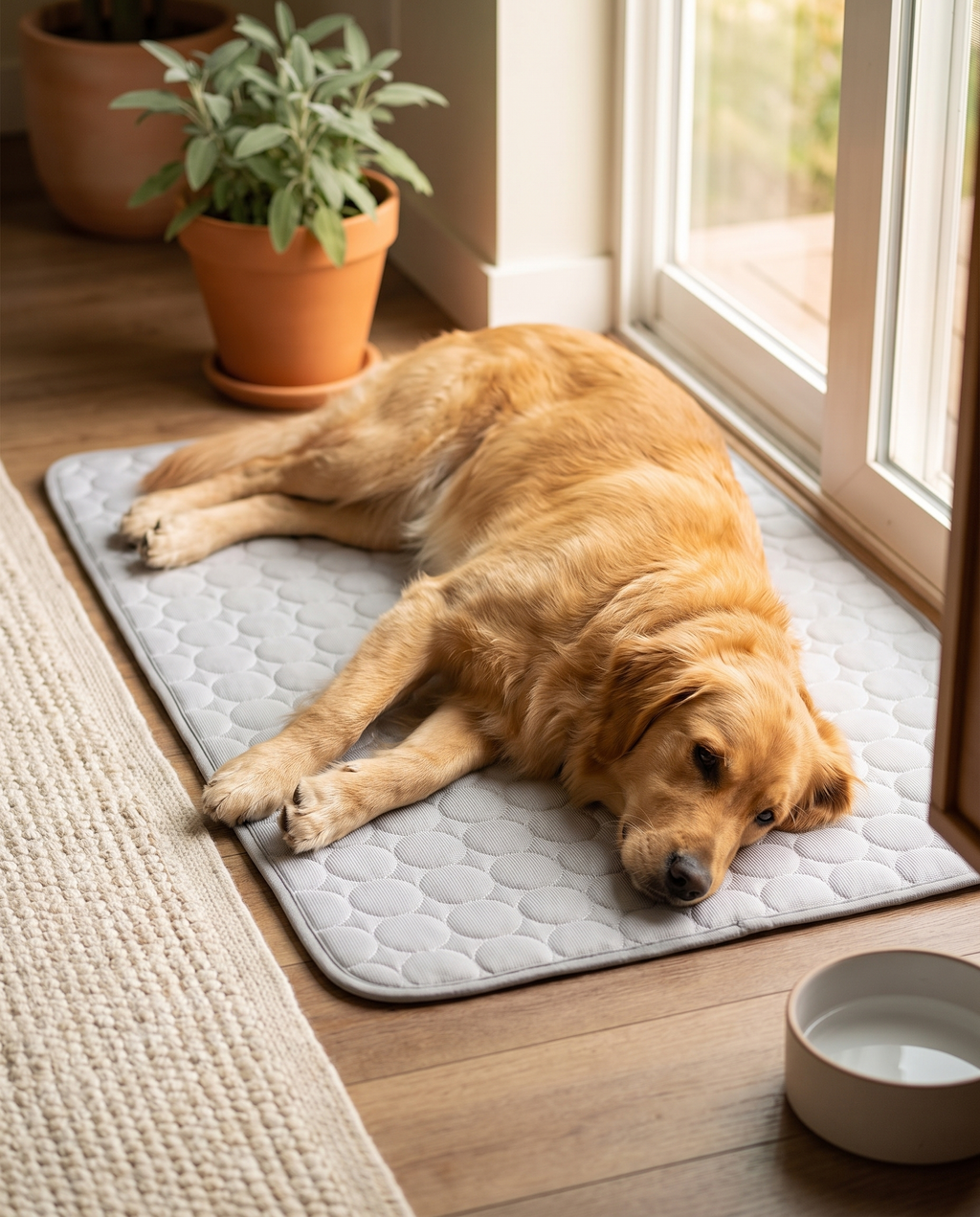 Form Cooling Mat in Light Grey